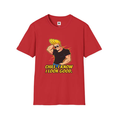 Chill I Know I Look Good – Johny Bravo Graphic T-Shirt
