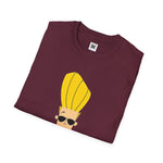 Woah Mama Hoo-hah-huh Graphic T-Shirt | Johnny Bravo Face Illustration Tee