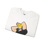 Hunk Johnny Bravo Sweatshirt – Retro Cartoon Graphic Winter Crewneck Unisex