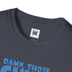 Damn Those Guns Graphic T-Shirt | Johnny Bravo Flexing Biceps Tee