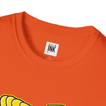 Warning: Heavy Flex Ahead Graphic T-Shirt | Funny Johnny Bravo Inspired Tee