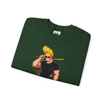 Look But Try Not To Stare Johnny Bravo Sweatshirt – Bold Retro Cartoon Winter Crewneck