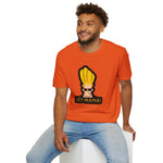 Hey Mama Graphic T-Shirt | Johnny Bravo Face Sticker Illustration Tee
