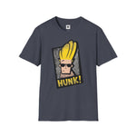 Hunk Grunge Graphic T-Shirt | Johnny Bravo Inspired Cartoon Tee
