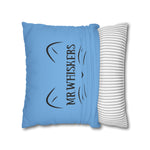 Whimink Mr. Whiskers Pillowcase/ Cushion Cover - Blue