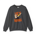 Hey Mama Johnny Bravo Sweatshirt – Retro Cartoon Graphic Winter Crewneck for Men and Women