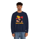 Easy Mama Johnny Bravo Sweatshirt – Retro Cartoon Winter Pullover Unisex Crewneck