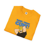 Damn Those Guns Graphic T-Shirt | Johnny Bravo Flexing Biceps Tee