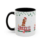 Merry Woofmas Mug – Cute Christmas Dog Mug with Santa Hat | Holiday Gift for Dog Lovers & Pet Parents