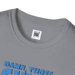 Damn Those Guns Graphic T-Shirt | Johnny Bravo Flexing Biceps Tee