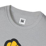 Hey Mama Graphic T-Shirt | Johnny Bravo Face Sticker Illustration Tee