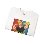 Check Out These Guns Johnny Bravo Sweatshirt – Comic Style Retro Cartoon Winter Crewneck