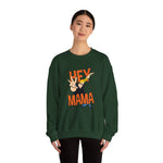 Hey Mama Johnny Bravo Sweatshirt – Retro Cartoon Graphic Winter Crewneck for Men and Women