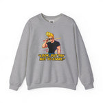Look But Try Not To Stare Johnny Bravo Sweatshirt – Bold Retro Cartoon Winter Crewneck