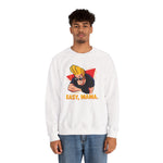 Easy Mama Johnny Bravo Sweatshirt – Retro Cartoon Winter Pullover Unisex Crewneck