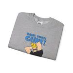 Damn Those Guns Johnny Bravo Sweatshirt – Funny Flexing Cartoon Winter Crewneck