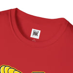 Warning: Heavy Flex Ahead Graphic T-Shirt | Funny Johnny Bravo Inspired Tee