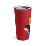 Johnny Bravo Tumbler- Red