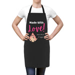 Whimink - Made with Love - Black Apron