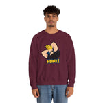 Hunk Johnny Bravo Sweatshirt – Retro Cartoon Graphic Winter Crewneck Unisex