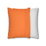 WhimInk Purrfect Day Pillowcase/Cushion Cover Orange