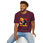 Easy Mama Graphic T-Shirt | Funny Johnny Bravo Inspired Tee