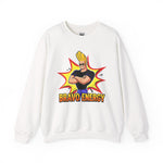 Bravo Energy Johnny Bravo Graphic Sweatshirt – Retro 90s Cartoon Winter Crewneck