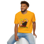 Warning: Heavy Flex Ahead Graphic T-Shirt | Funny Johnny Bravo Inspired Tee