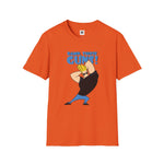 Damn Those Guns Graphic T-Shirt | Johnny Bravo Flexing Biceps Tee