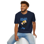 Damn Those Guns Graphic T-Shirt | Johnny Bravo Flexing Biceps Tee