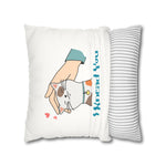 WhimInk I Knead You Pillowcase/ Cushion Covers - White