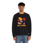 Easy Mama Johnny Bravo Sweatshirt – Retro Cartoon Winter Pullover Unisex Crewneck