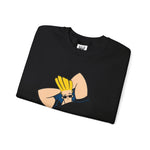 Hunk Johnny Bravo Sweatshirt – Retro Cartoon Graphic Winter Crewneck Unisex