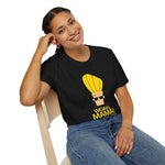 Woah Mama Hoo-hah-huh Graphic T-Shirt | Johnny Bravo Face Illustration Tee