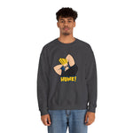 Hunk Johnny Bravo Sweatshirt – Retro Cartoon Graphic Winter Crewneck Unisex