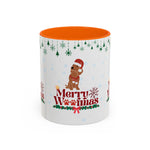 Merry Woofmas Mug – Cute Christmas Dog Mug with Santa Hat | Holiday Gift for Dog Lovers & Pet Parents