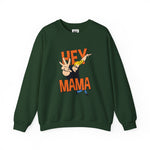 Hey Mama Johnny Bravo Sweatshirt – Retro Cartoon Graphic Winter Crewneck for Men and Women