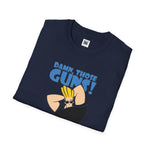 Damn Those Guns Graphic T-Shirt | Johnny Bravo Flexing Biceps Tee