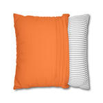 WhimInk Purrfect Day Pillowcase/Cushion Cover Orange