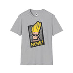 Hunk Grunge Graphic T-Shirt | Johnny Bravo Inspired Cartoon Tee