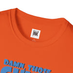 Damn Those Guns Graphic T-Shirt | Johnny Bravo Flexing Biceps Tee
