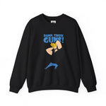 Damn Those Guns Johnny Bravo Sweatshirt – Funny Flexing Cartoon Winter Crewneck