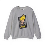 Hunk Johnny Bravo Grunge Sweatshirt – Retro Cartoon Winter Crewneck Unisex