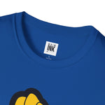 Hey Mama Graphic T-Shirt | Johnny Bravo Face Sticker Illustration Tee