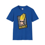 Hunk Grunge Graphic T-Shirt | Johnny Bravo Inspired Cartoon Tee