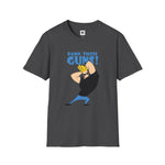 Damn Those Guns Graphic T-Shirt | Johnny Bravo Flexing Biceps Tee