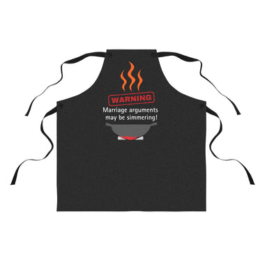 Whimink - Marriage Warning - Black Apron