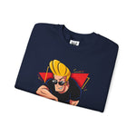 Easy Mama Johnny Bravo Sweatshirt – Retro Cartoon Winter Pullover Unisex Crewneck