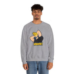 Hunk Johnny Bravo Sweatshirt – Retro Cartoon Graphic Winter Crewneck Unisex