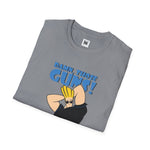 Damn Those Guns Graphic T-Shirt | Johnny Bravo Flexing Biceps Tee